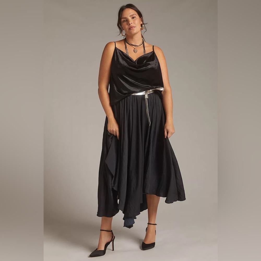 By Anthropologie Sleek A-Line Skirt 3x